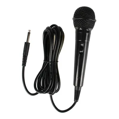 Microphone Professionnel ociamique Filaire Jack 3.5/6.5mm Suppression du Bruit pour Karaoké