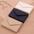 Mini Enveloppes à Fenêtre en Papier Kraft Blanc et Noir Classique Enveloppe d'InPorter de Mariage