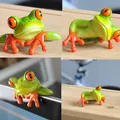 Figurine d'animal de grenouille 3D unique moderne décor d'Auckland cadeaux d'enfants ornement de