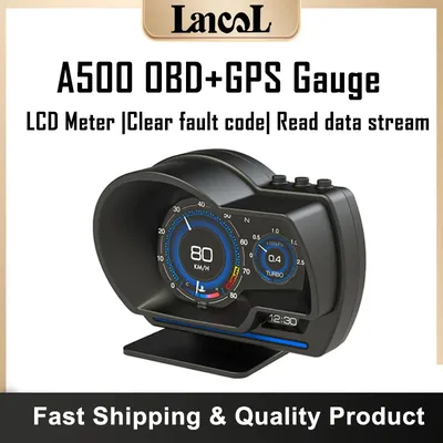 Compteur de vitesse de budgétaire de voiture avec défaut jauge automatique A500 système HUD GPS +