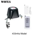 Wofea – détecteur d'eau contrôleur de Valve automatique 433mhz télécommande sans fil