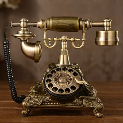 Téléphone fixe européen Antique ...