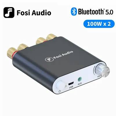 Fosi Audio-Mini Amplificateur de Puissance Bluetooth ZK100OJ 100W x2 Récepteur Stéréo Sans Fil 2