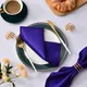 Serviettes de Table Carrées en Satin Mouchoir Romantique pour Banquet de Mariage Décoration de ix