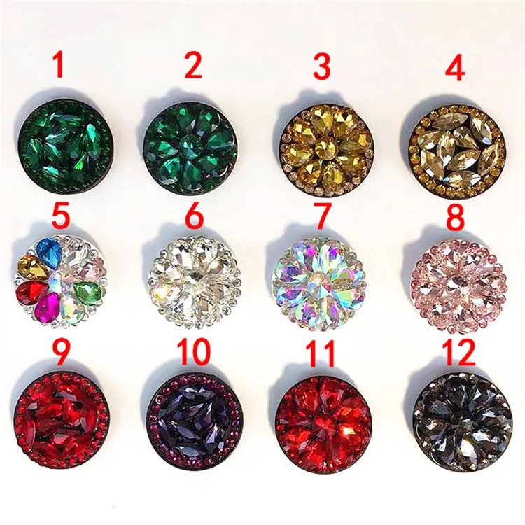 Nouveau support de bague universel rond en diamant scintillant, support de téléphone ancien, poignée de Smartphone pour iPhone Samsung Huawei