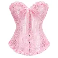 Corset et Bustier en Dentelle Florale pour Femme Lingeries Steampunk Costumes de brev Vert