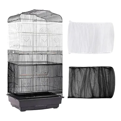 Filet de protection pour oiseaux maille en nylon pour oiseaux jupe extensible douce cages rondes