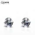 Boucles d'oreilles magnétiques en pierre de cristal pour femmes et hommes clou d'oreille