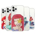 Coque de téléphone transparente en silicone souple Ariel la sirène pour Apple iPhone 15 14 13 12 11