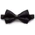 Nœud papillon pour hommes et filles couleur unie noir rouge accessoires pour fête de mariage