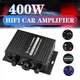 Amplificateur de puissance Audio HIFI pour voiture 12V 2ch Radio FM stéréo