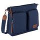 Shopper CAMEL ACTIVE "Sky" Gr. B/H/T: 33,5 cm x 36 cm x 6,5 cm, blau Damen Taschen Handtaschen aus leichtem robusten Nylon mit Lederimitat-Aufsätzen ein Hingucker