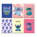 CAN o & Stitch Movie Cartoon Periphery Print PU Passport Cover Cute Fashion Girls and Boys ID Card