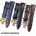 Bracelet en cuir pour montre accessoires pour hommes compatible avec VC Vacheron 19 20 22mm