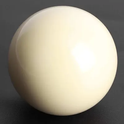 Boule de billard pour table de billard équipement de divertissement intérieur blanc 52.5mm