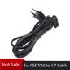 Câble d'extension Schuko EU CEE7/16 à IEC320 C7 convertisseur d'angle pour Samsung Philips Sony LED