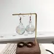 Boucles d'oreilles boule de verre pour femmes boule de verre bulle personnalité tempérament