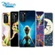 Coque transparente Disney pour téléphone portable motif fée clochette pour Huawei P50 P40 P30 P20