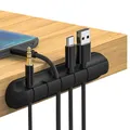 Organisateur de câbles en Silicone enrouleur de câble USB bureau bien rangé gestion des câbles