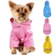 Manteau de pluie d'été pour animaux de compagnie manteau imperméable à capuche en PU pour chiens