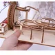 Kit de jouets en bois pour enfants modèle d'ingénierie assemblage d'engrenage mécanique