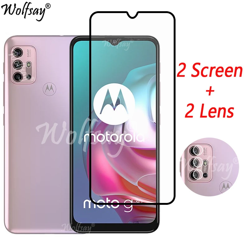 Verre trempé pour Motorola Moto G30 protecteur d