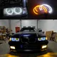 Yeux d'ange Halo LED en coton pour BMW série 3 E30 E36 M3 333i 325i 323i 316i 318i 325td 1982 –