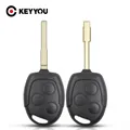 KEYYOU – coque de clé de voiture avec lame FO21 3 boutons pour Ford Focus Mondeo costume Fiesta