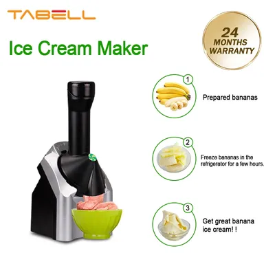 TABELL-Machine à Crème Glacée pour Enfants Dessert Glace Fruits Slush Production de Desserts