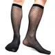 Chaussettes Ultra Transparentes pour Homme Chaussures Hautes de Marque Sexy Formelles Fines