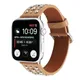 RiSALE-Bracelet sport en cuir pour Apple Watch 44/42mm pour iWatch série 5/4/3/2/1 38mm 40mm