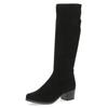 Stiefel CAPRICE, Damen, Gr. 38,5, XS-Schaft, schwarz, Textil, elegant, Schuhe, Blockabsatz, Schlupfstiefel mit Stretch-XS-Schaft in schmaler Form