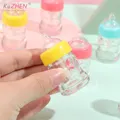 Mini bouteilles de lait en plastique de 7ml 5 pièces/lot tubes de Gloss à lèvres transparents