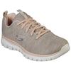 Sneaker SKECHERS "Graceful - Twisted Fortune", Damen, Gr. 39, beige (beige, rosa), Textil, sportlich, Schuhe, Freizeitschuh, Halbschuh, Schnürschuh mit Memory Foam