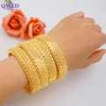 Bracelets en maille pour documents en or de Dubaï pour femmes bracelets du Moyen-Orient bracelets