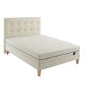 Ensemble matelas naturel latex, sommier, pieds et tête de lit 140x190