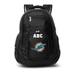 MOJO Black Miami Dolphins Personalized Premium Laptop Backpack