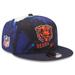 Men's New Era Navy Chicago Bears 2022 Sideline 9FIFTY Ink Dye Snapback Hat