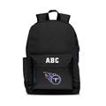 MOJO Black Tennessee Titans Personalized Campus Laptop Backpack