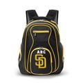 MOJO Black San Diego Padres Personalized Premium Color Trim Backpack