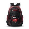 MOJO Black Tampa Bay Buccaneers Personalized Premium Color Trim Backpack