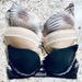 Victoria's Secret Intimates & Sleepwear | Lot Of 3 Victoria’s Secret & Calvin Klein Push-Up Bras 34b Bundle | Color: Black/Cream | Size: 34b