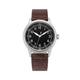 PRAESIDUS Field Watch for Men Stainless Steel Case with Leather/Canvas/Nylon Strap Men’s Wrist Watch Type A11 Veteran Analog Watch Quartz Movement WW2 Military Tactical Watch for Outdoor, Black Dial / Dark Brown Leather Strap, Tom Rice 40mm