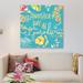 East Urban Home 'Tropical Oasis VII' Textual Art on Canvas in Blue/Green/White | 12 H x 12 W x 1.5 D in | Wayfair 8C9662F1864B448AB0FED8F29BBE3287