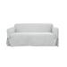 Sure Fit Farmhouse Basketweave Box Cushion Loveseat Slipcover | 36 H x 73 W x 36 D in | Wayfair 047293484421