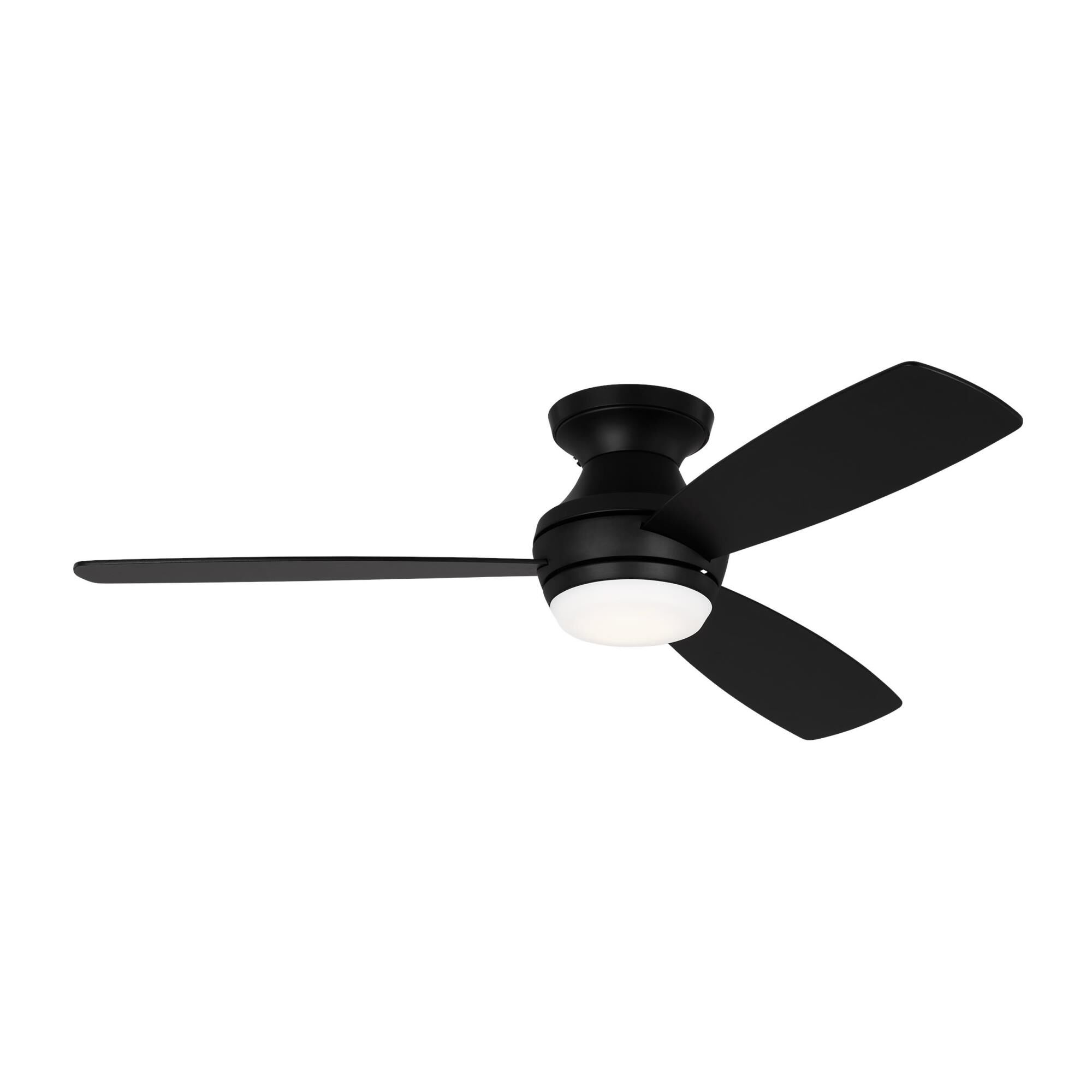 Visual Comfort Fan Collection Ikon 52 Led 52 Inch Ceiling Fan with Light Kit - 3IKR52MBKD