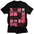 T-Shirt Nana Osaki The Black Coal pour Homme en Coton Pur à Manches Courtes Style Punk Manga