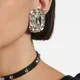 Stonefans-Boucles d'oreilles à clip en cristal carré pour femmes Vintage Bling Strass Bijoux de