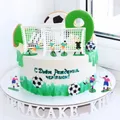 Décoration de gâteau de fête à thème de football pour enfants modèle de jeu de football Chi