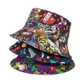 Chapeau de Protection solaire d'été pour hommes et femmes casquette Panama imprimée Hip Hop Gorros